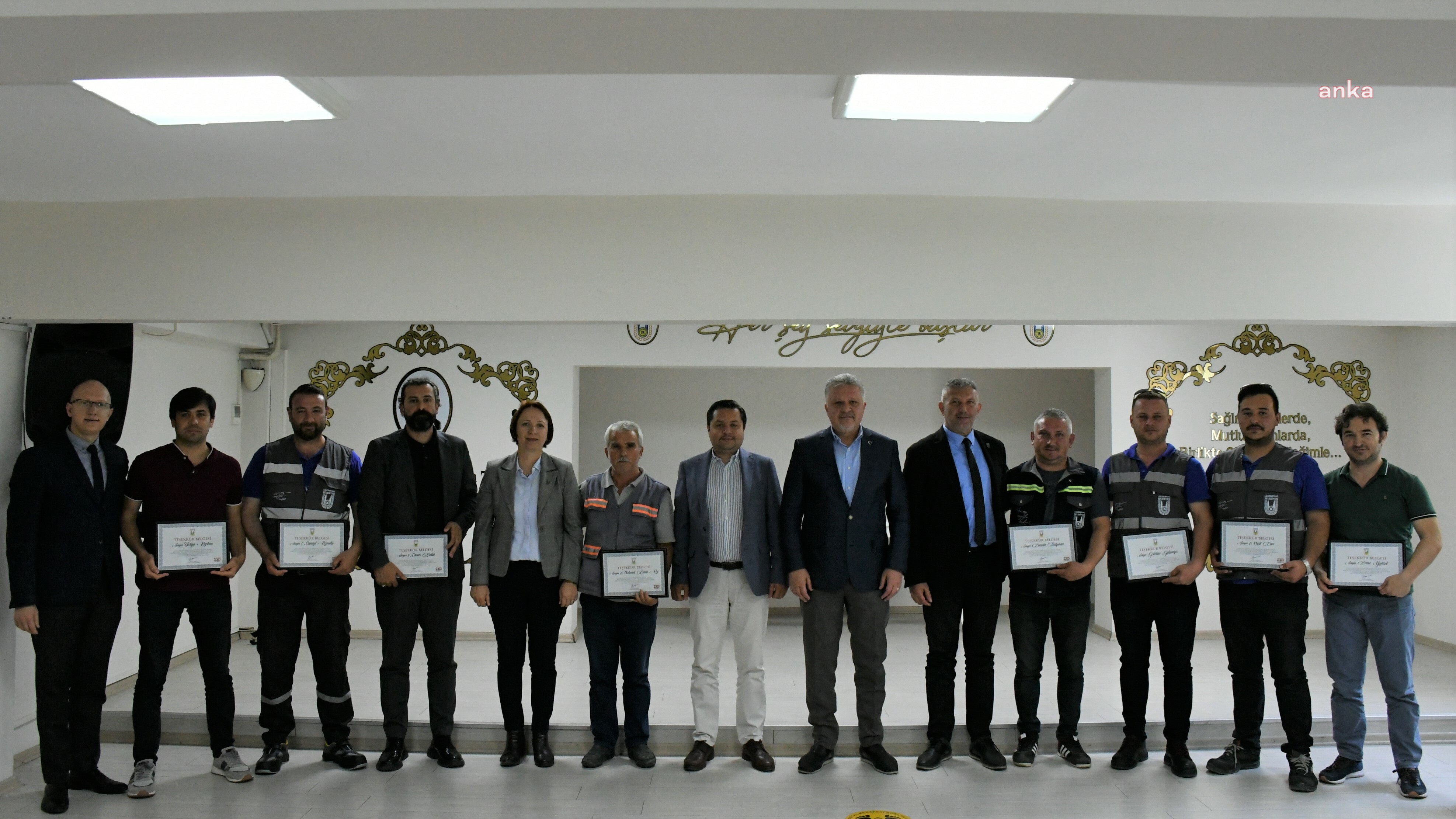 LÜLEBURGAZ BELEDİYE BAŞKANI GERENLİ’DEN KAHRAMANLARA TEŞEKKÜR BELGESİ