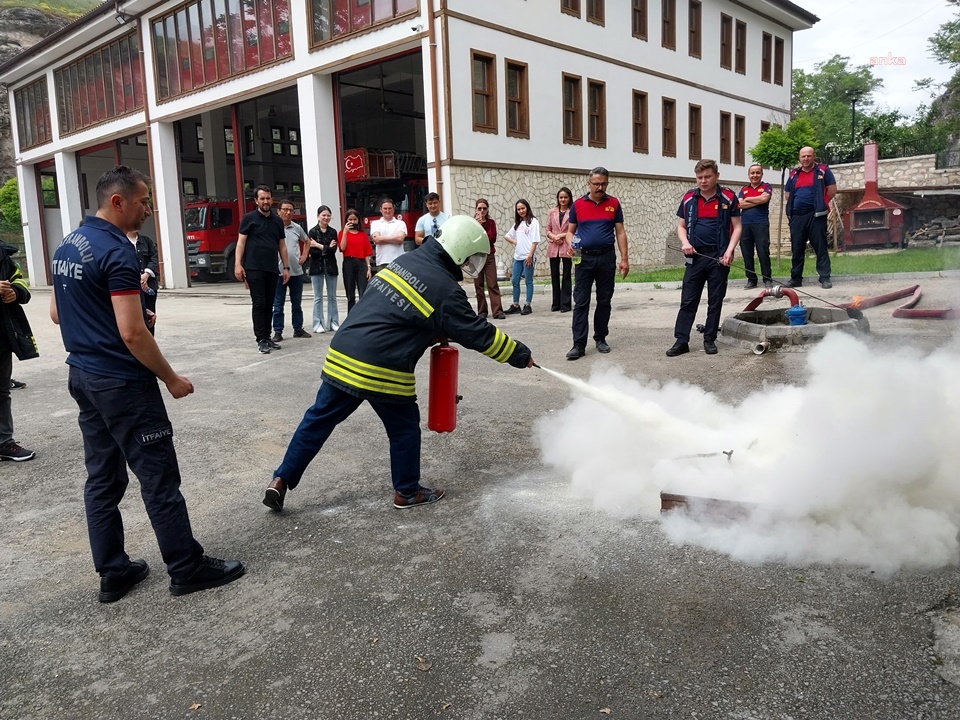 SAFRANBOLU İTFAİYESİ’NDEN SERTİFİKALI EĞİTİM