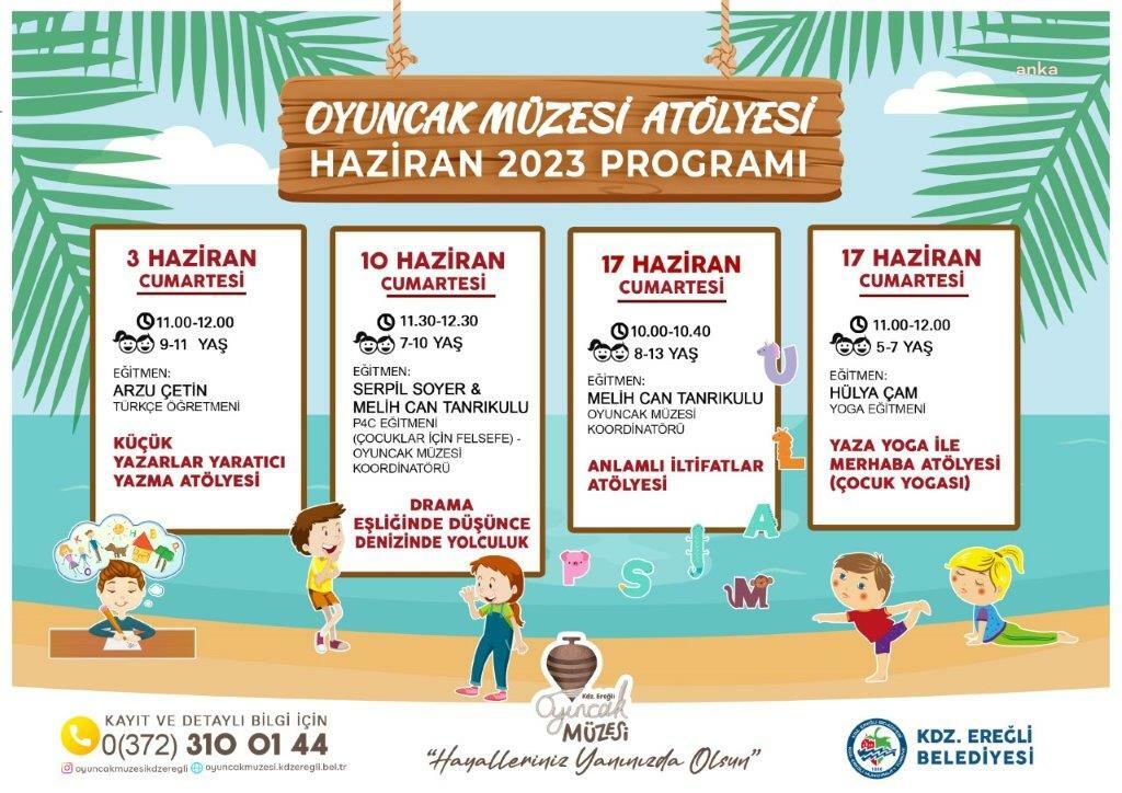 KDZ. EREĞLİ OYUNCAK MÜZESİ'NİN HAZİRAN AYI ATÖLYE PROGRAMI AÇIKLANDI