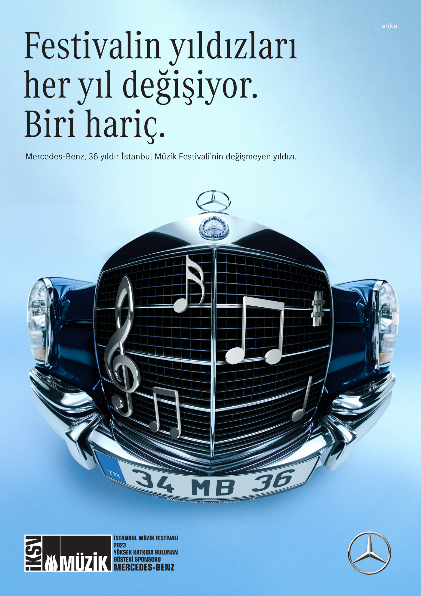 MERCEDES-BENZ'DEN İSTANBUL MÜZİK FESTİVALİ'NE 36 YILDIR KESİNTİSİZ DESTEK