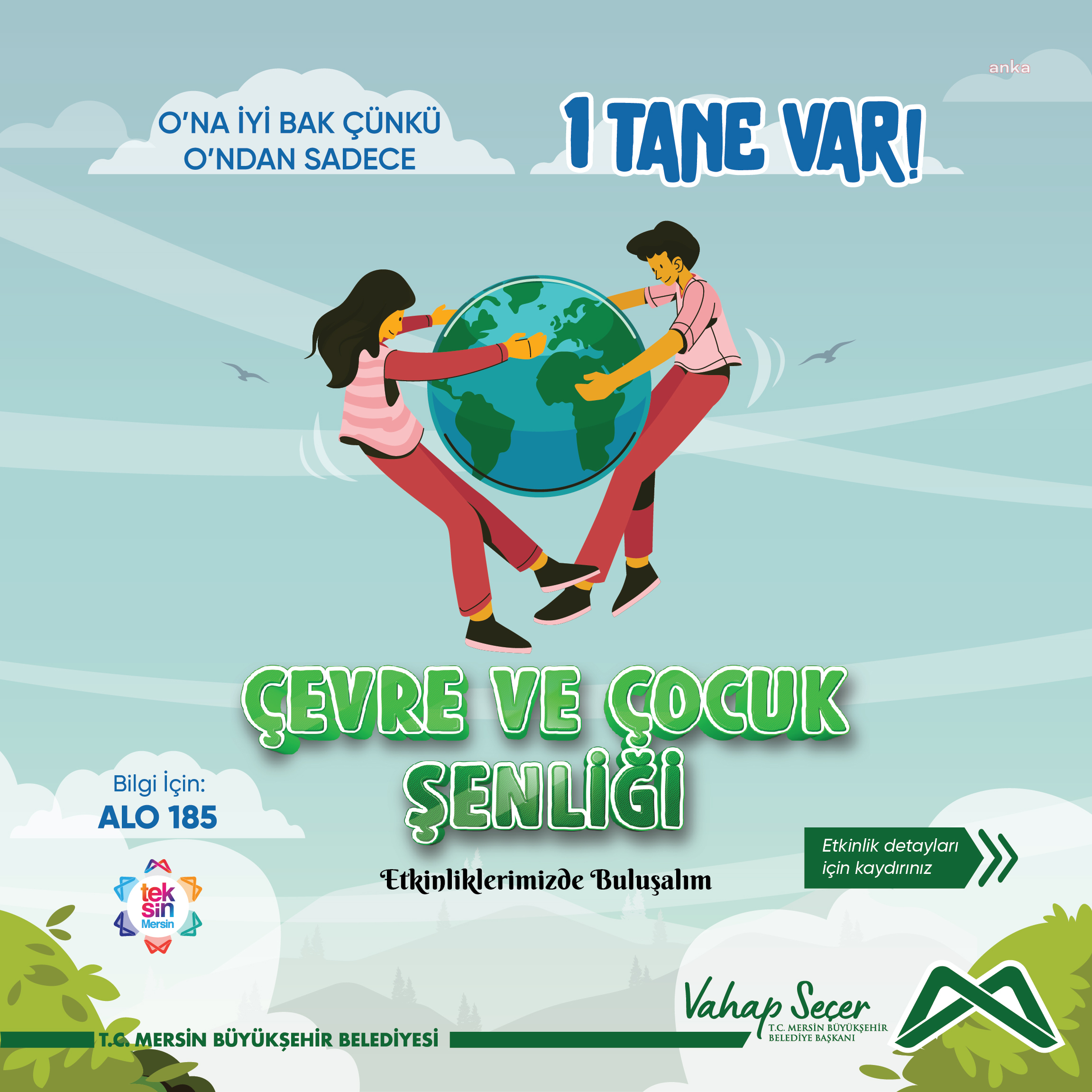 MERSİN BÜYÜKŞEHİR’DEN 6 GÜN SÜRECEK ÇEVRE HAFTASI ETKİNLİKLERİ