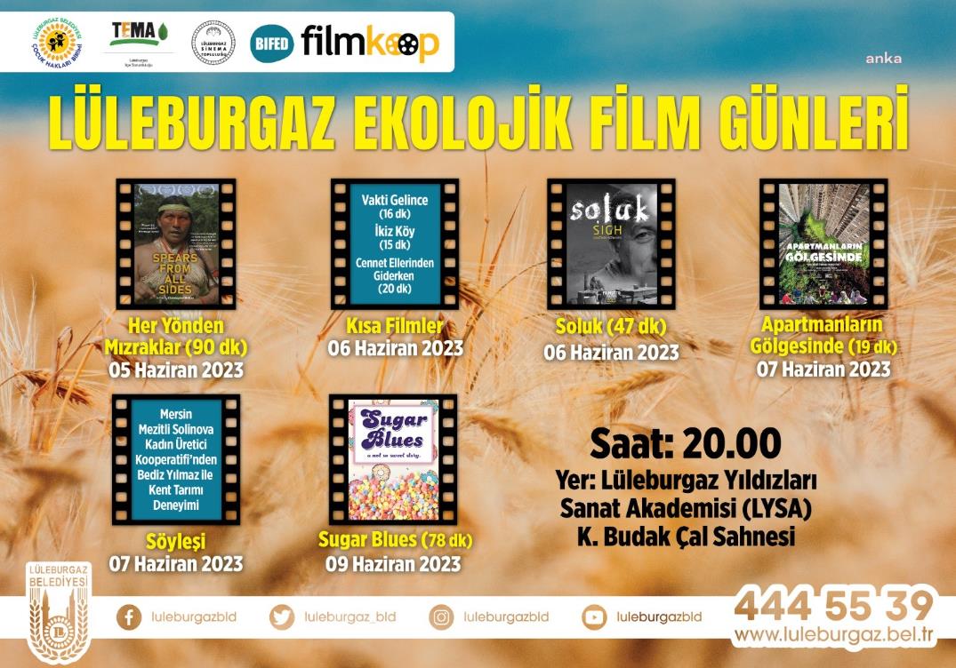 ‘EKOLOJİK FİLM GÜNLERİ’ LÜLEBURGAZ YILDIZ SANAT AKADEMİSİ’NDE BAŞLIYOR