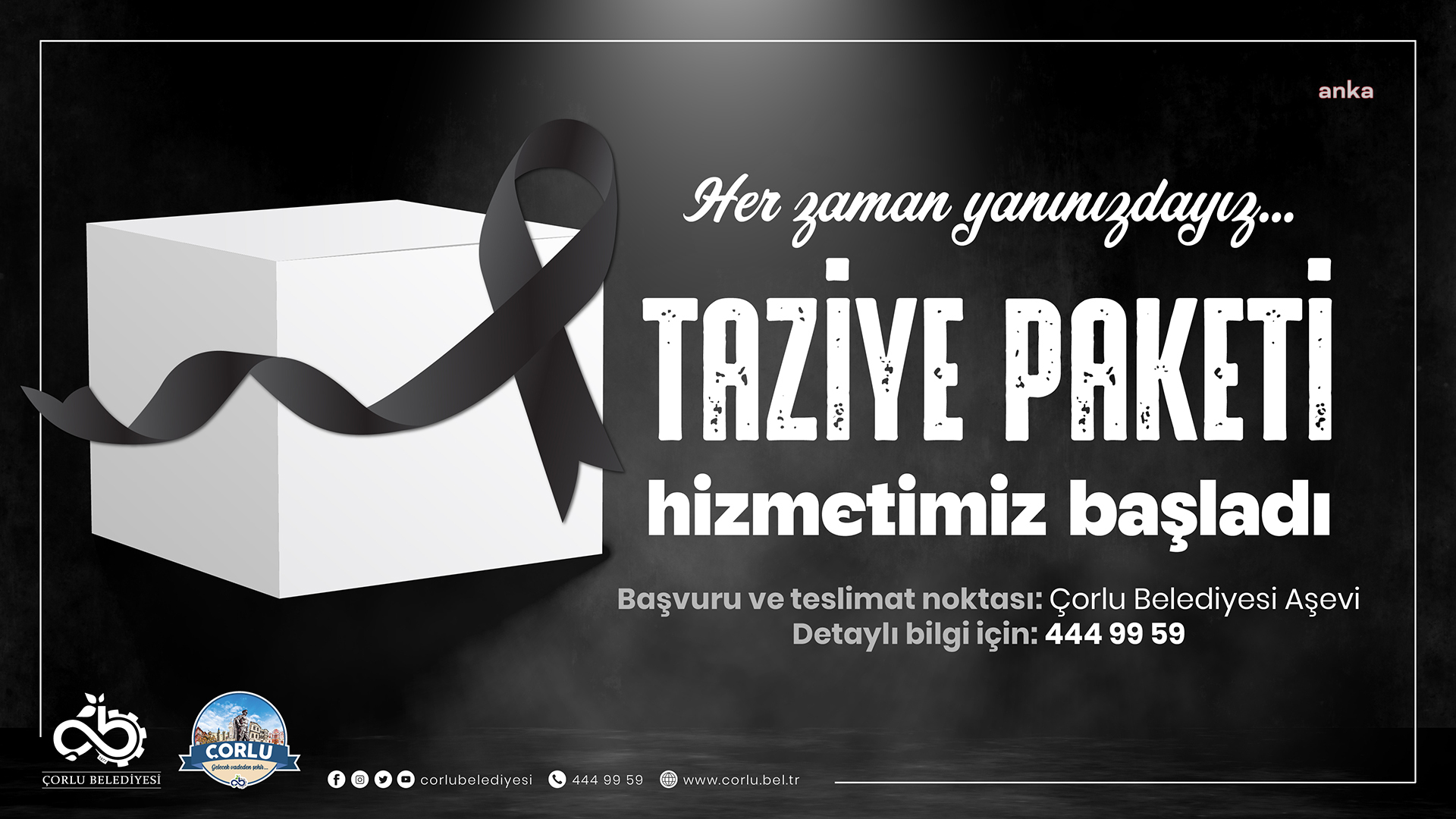 ÇORLU BELEDİYESİ’NDEN YAKINLARINI KAYBEDEN VATANDAŞLARA ‘TAZİYE PAKETİ’ DESTEĞİ