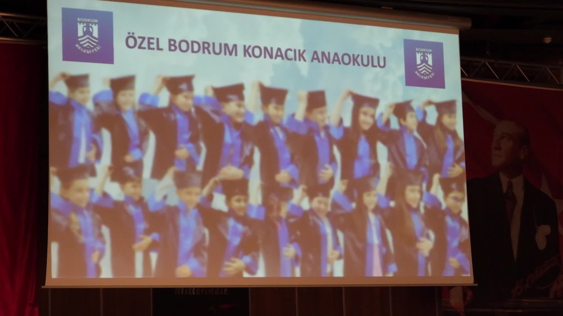 BODRUM BELEDİYESİ'NİN KONACIK ANAOKULU İKİNCİ MEZUNLARINI VERDİ