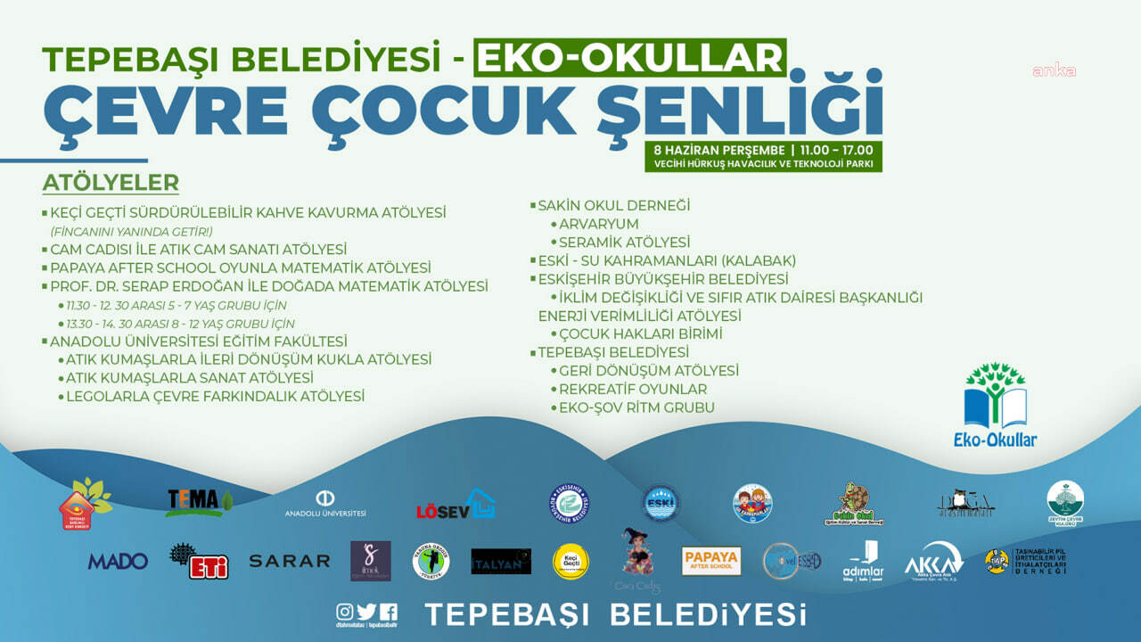 TEPEBAŞI BELEDİYESİ’NİN ‘ÇEVRE ÇOCUK ŞENLİĞİ’ İÇİN GERİ SAYIM BAŞLADI