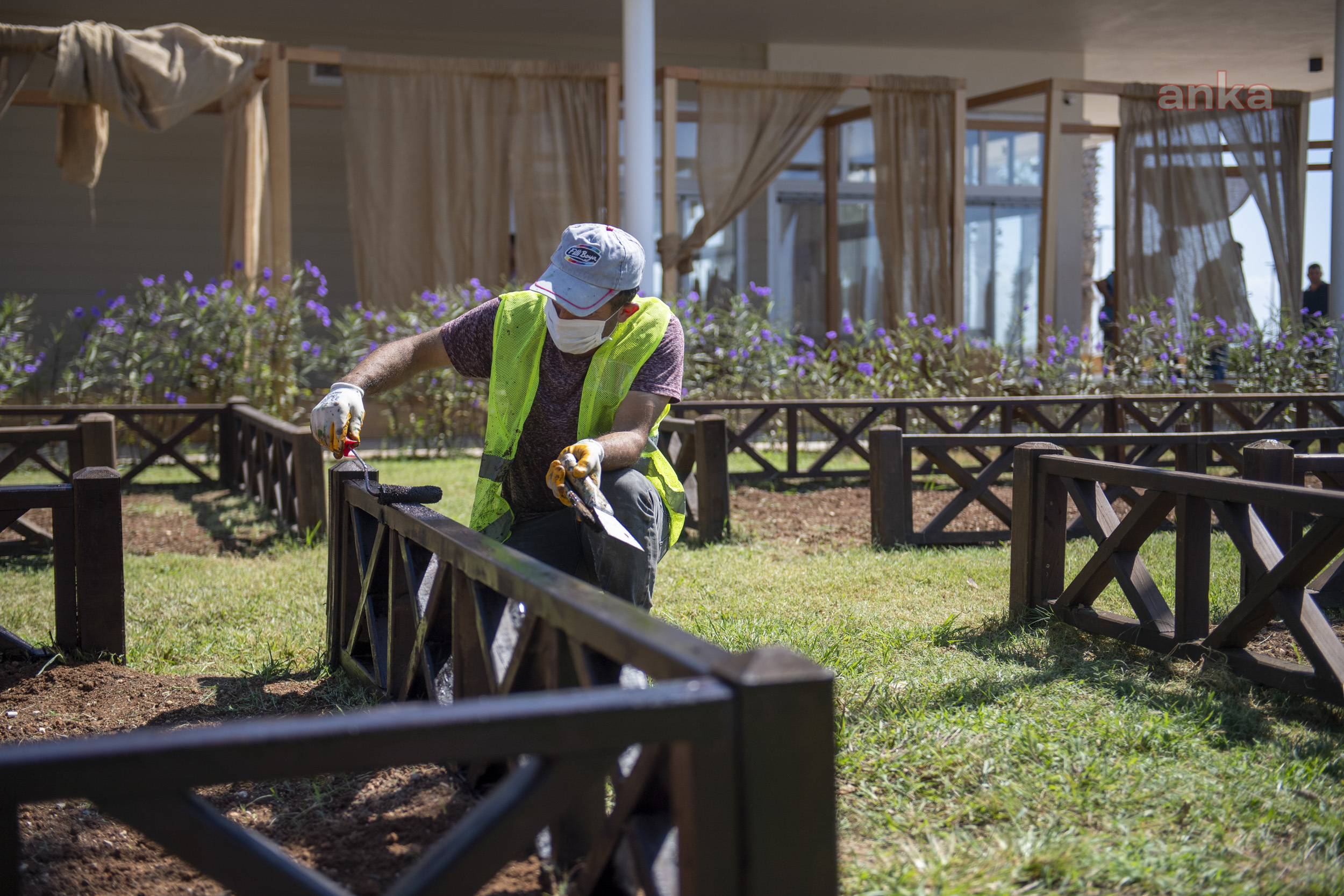 KÜLTÜR PARK’TA AÇILACAK MEKANLARIN PEYZAJ DÜZENLEMELERİ YAPILIYOR