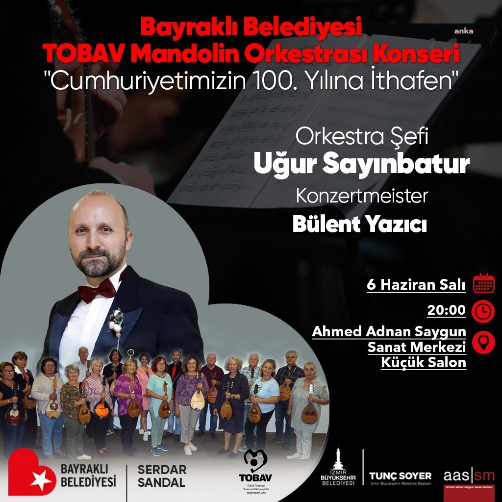 BAYRAKLI MANDOLİN ORKESTRASI'NDAN ‘YAZA MERHABA’ KONSERİ