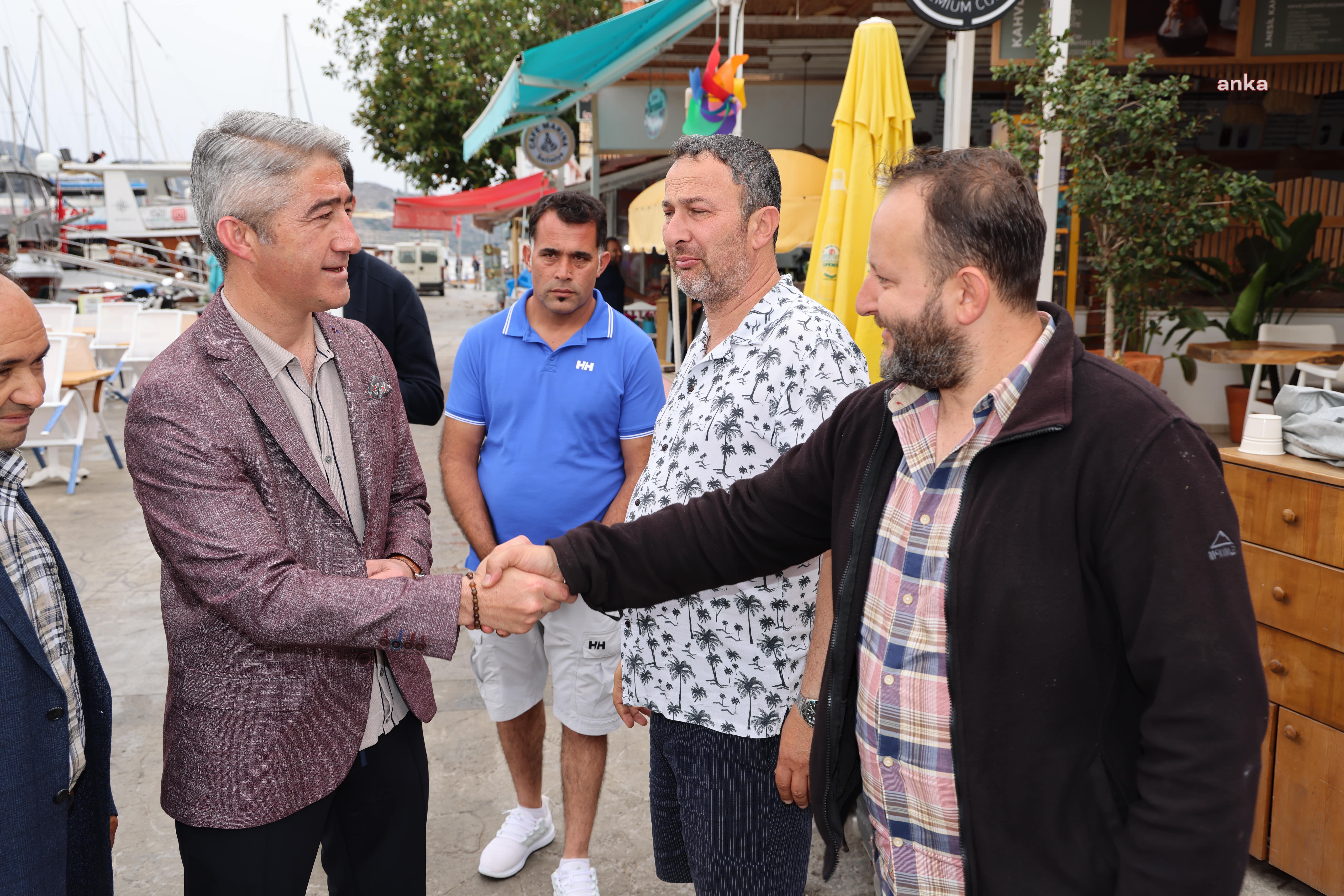 MARMARİS BELEDİYE BAŞKANI OKTAY’DAN SELİMİYE VE BOZBURUN’DA İNCELEME