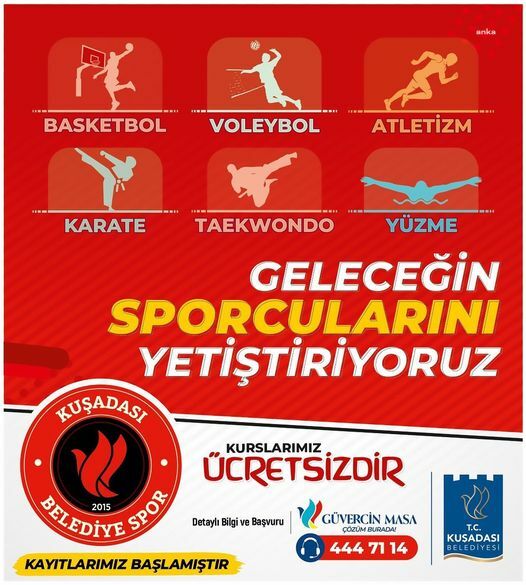 KUŞADASI’NDA YAZ SPOR OKULLARI İÇİN KAYITLAR BAŞLADI