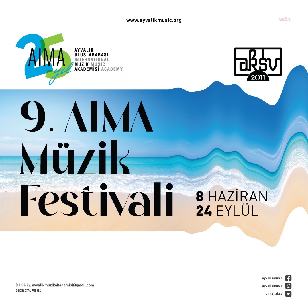 ‘AYVALIK 9. AIMA MÜZİK FESTİVALİ’ BAŞLIYOR