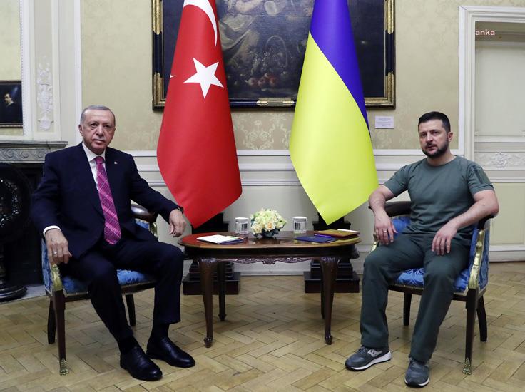 CUMHURBAŞKANI ERDOĞAN, UKRAYNA DEVLET BAŞKANI VOLODİMİR ZELENSKİ İLE TELEFONDA GÖRÜŞTÜ
