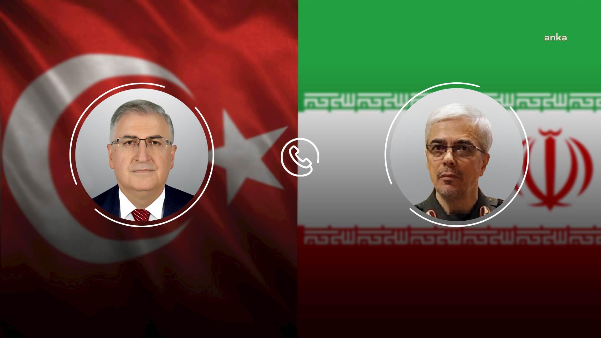 MİLLİ SAVUNMA BAKANI YAŞAR GÜLER, İRAN GENELKURMAY BAŞKANI MUHAMMED HÜSEYİN BAGHERİ İLE GÖRÜŞTÜ