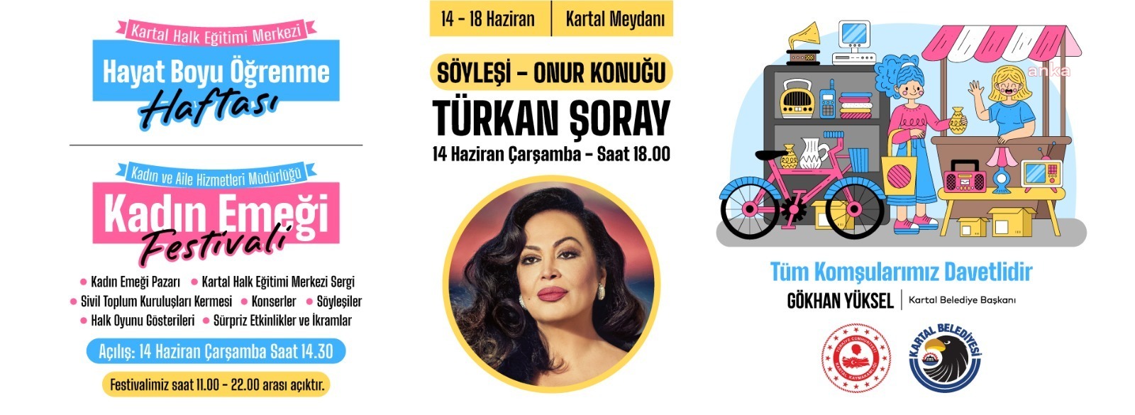 ‘KADIN EMEĞİ FESTİVALİ’ İLE İSTANBULLU KADINLAR KARTAL’DA BULUŞACAK