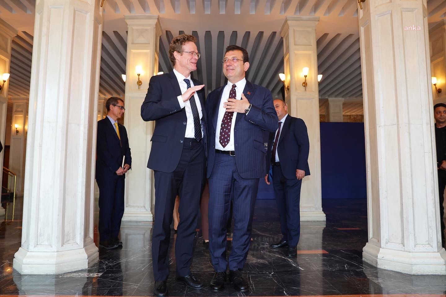 AB TÜRKİYE DELEGASYONU BAŞKANI NIKOLAUS MEYER-LANDRUT, EKREM İMAMOĞLU’NU ZİYARET ETTİ