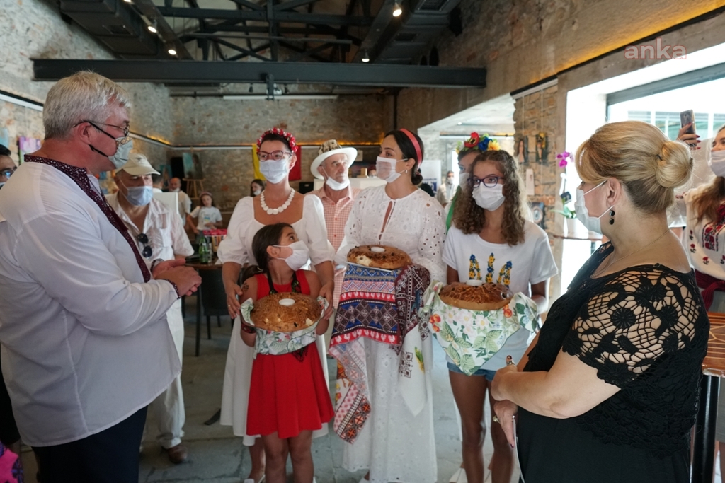 UKRAYNALILAR BODRUM'DA BİR ARAYA GELDİ