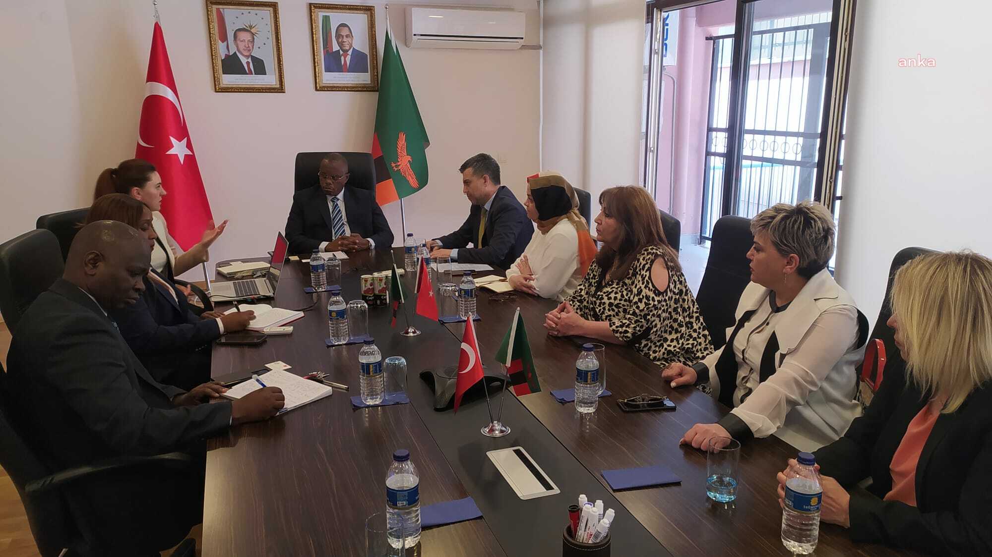 SANKON’DAN, ZAMBİYA BÜYÜKELÇİSİ SIKAZWE’YE ZİYARET