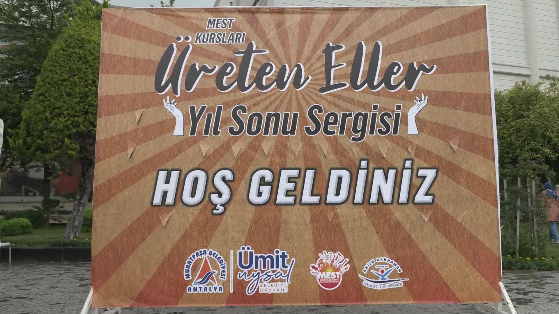 MURATPAŞA BELEDİYESİ KURSİYERLERİNDEN YIL SONU SERGİSİ