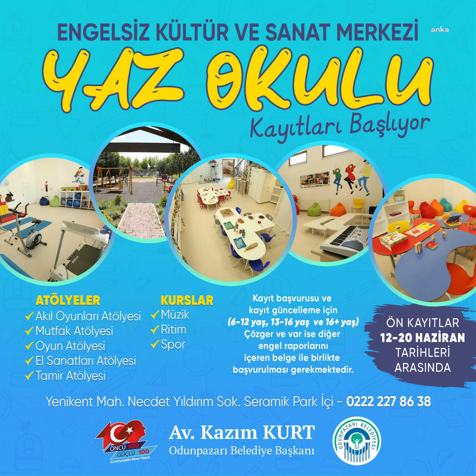 ODUNPAZARI BELEDİYESİ’NDEN ÖZEL GEREKSİNİMLİ BİREYLER İÇİN YAZ OKULU