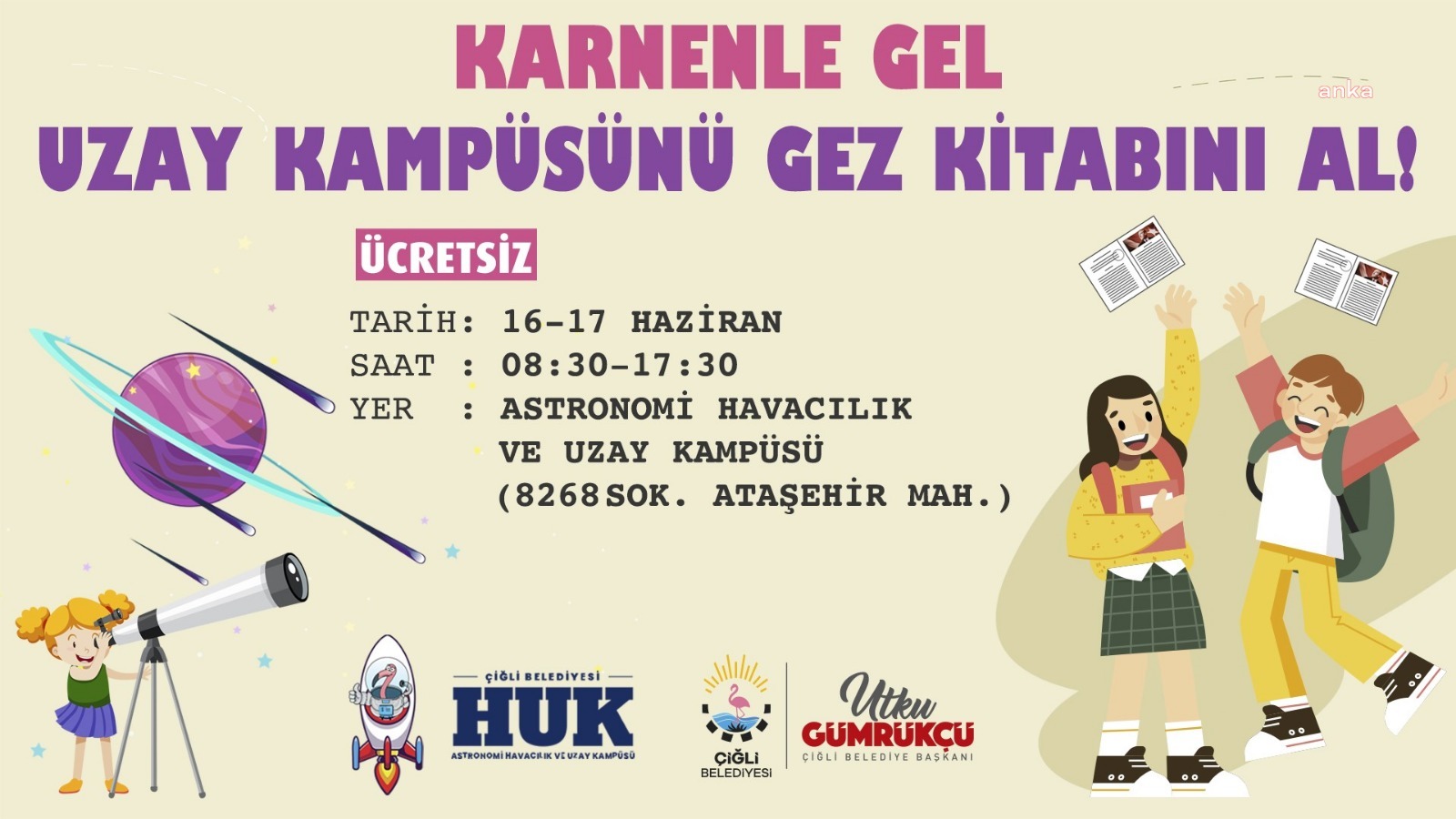 ÇİĞLİ BELEDİYESİ’NDEN ÖĞRENCİLERE KARNE HEDİYESİ