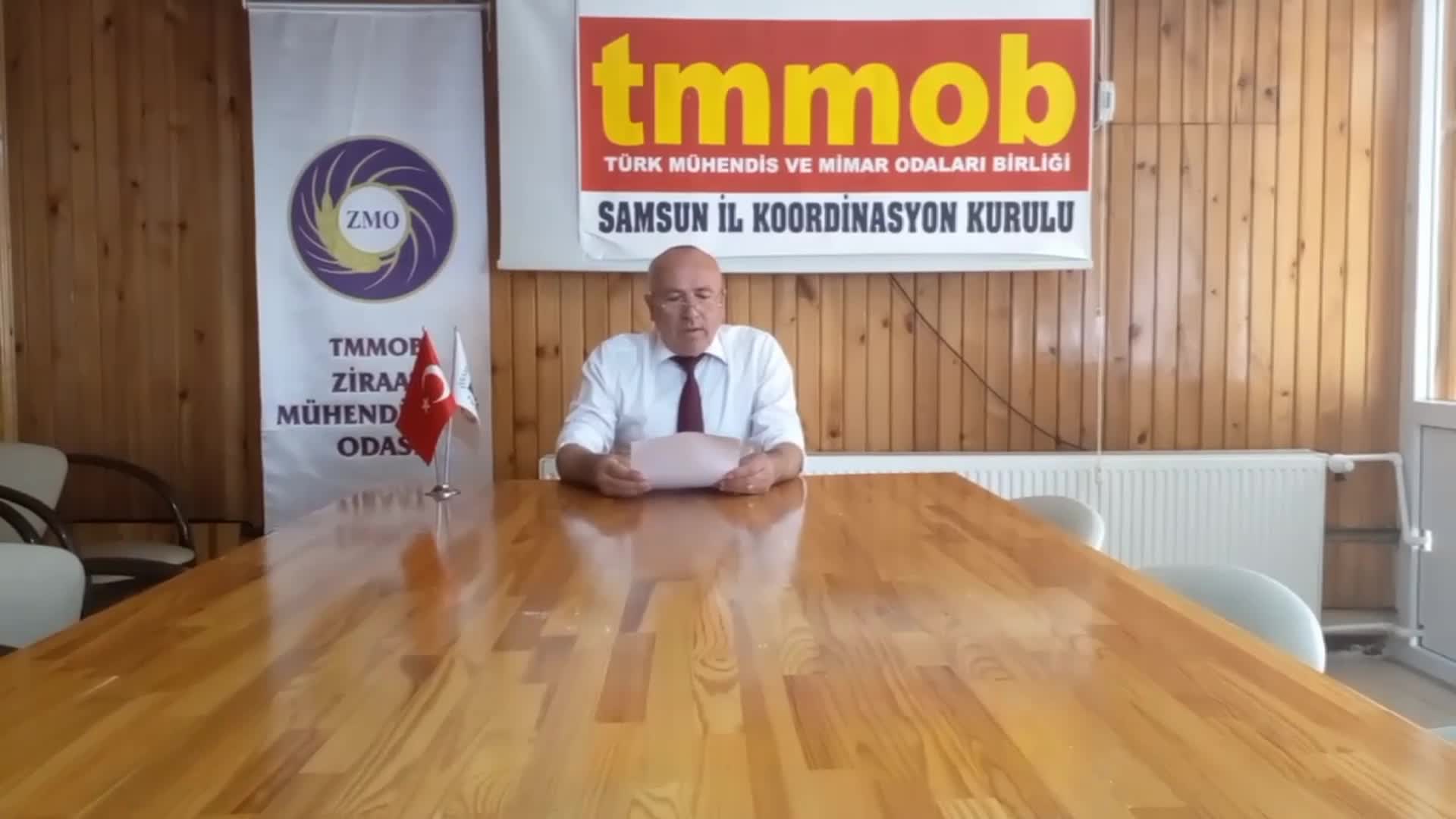 TMMOB SAMSUN İKK SEKRETERİ KEBAPÇI: "KAMUDA ÇALIŞAN MÜHENDİS, MİMAR VE ŞEHİR PLANCILARI, YILLARDIR VERİLMEYEN HAKLARINI İSTİYOR"