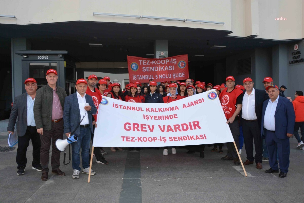 İSTANBUL KALKINMA AJANSI ÇALIŞANLARI, GREVİN 39. GÜNÜNDE HAKLARINI ALDI