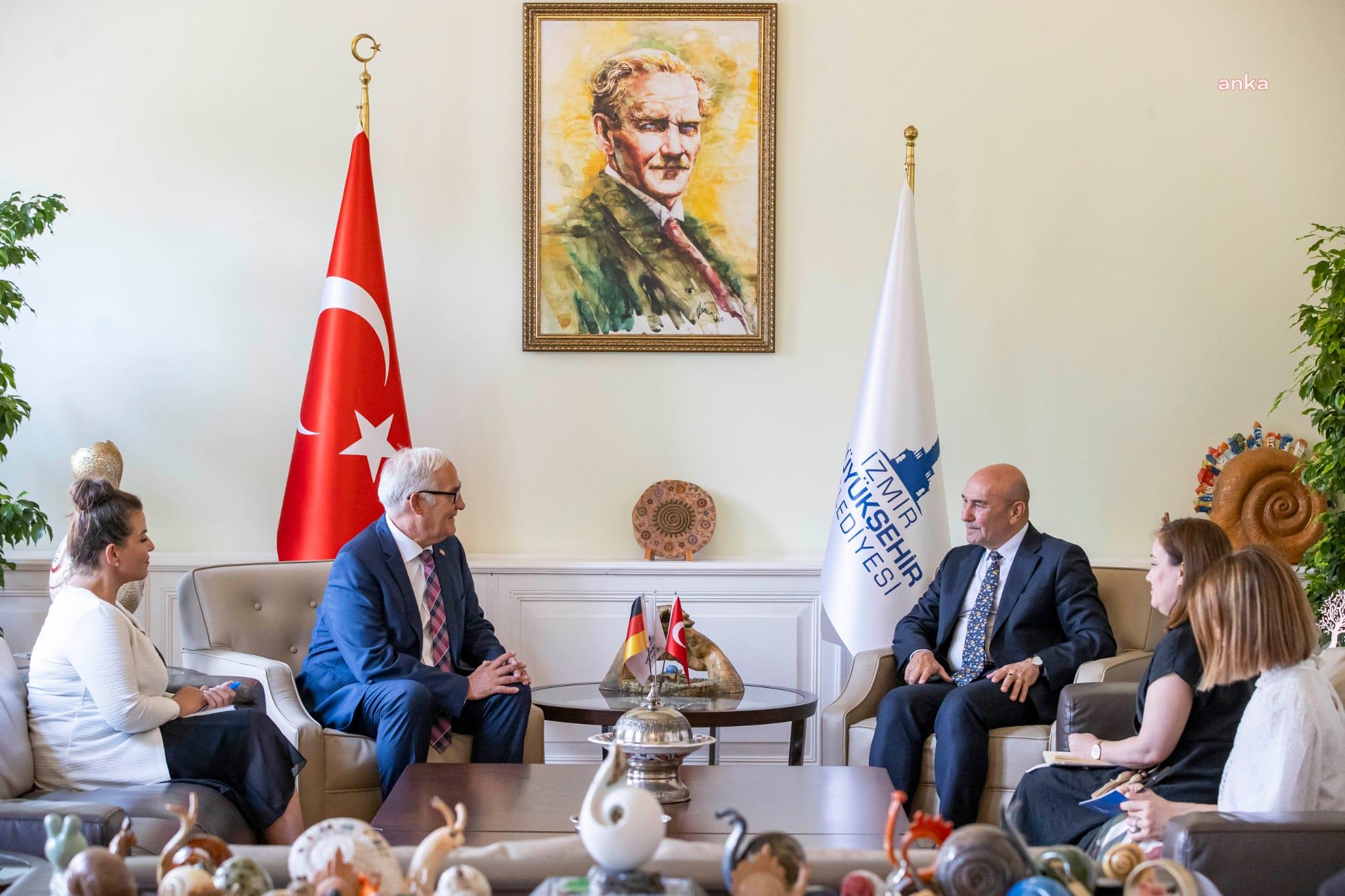 SOYER, ALMANYA'NIN İZMİR BAŞKONSOLOSU DETLEV WOLTER'İ AĞIRLADI