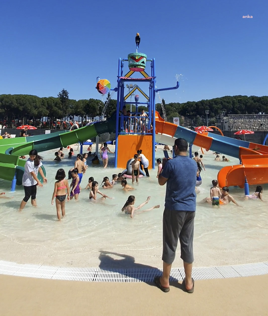 AYDIN'DA TEKSTİL PARK İÇERİSİNDEKİ SU PARKI YARIN AÇILIYOR