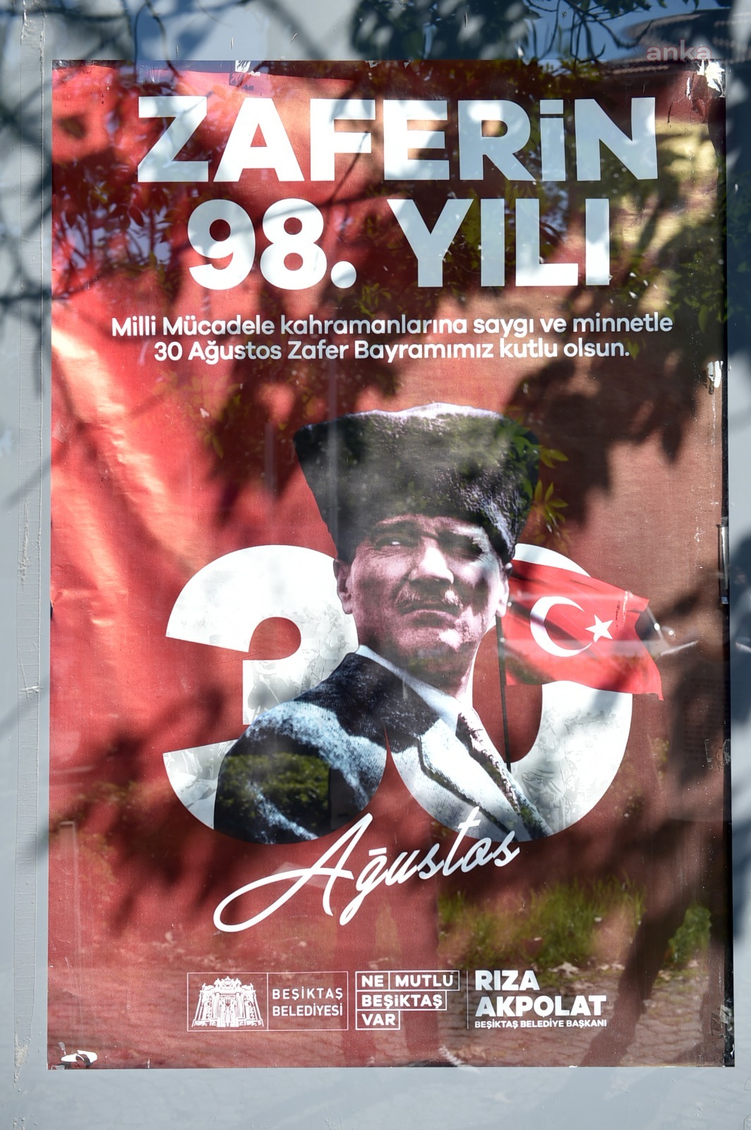 BEŞİKTAŞ, 30 AĞUSTOS ZAFER BAYRAMI KUTLAMALARINA HAZIR