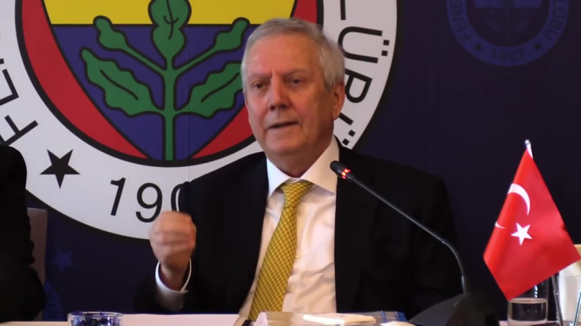 AZİZ YILDIRIM: "FENERBAHÇE'YE FETÖ'CÜ, HOCACI, FENERBAHÇE'DEN MENFAAT SAĞLAYAN BİRİLERİ ADAY OLURSA, ADAY OLACAĞIMI SÖYLEDİM"
