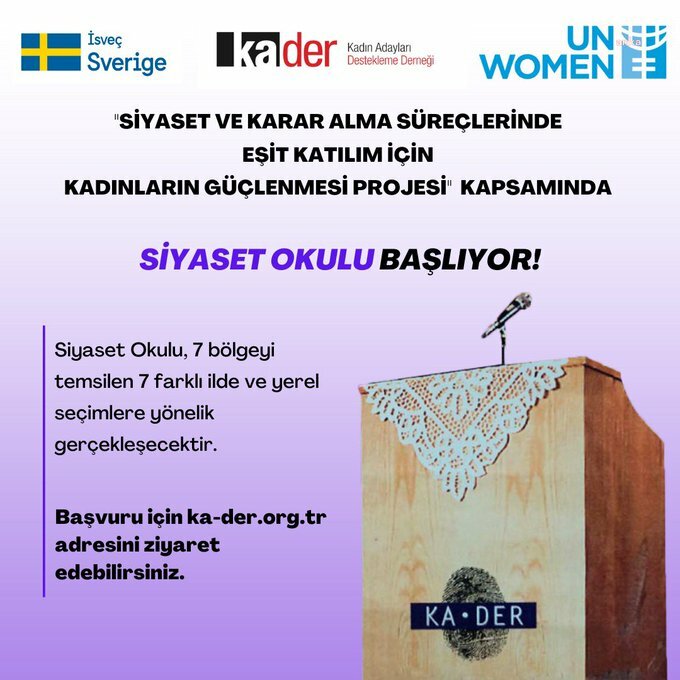 KA.DER, KADIN ADAYLARI YEREL SEÇİMLERE HAZIRLIYOR: SON BAŞVURU 16 TEMMUZ'DA