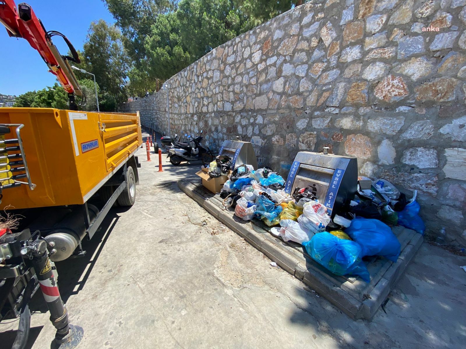 BODRUM BELEDİYESİ, BAYRAM HAFTASINDA YAKLAŞIK 6 BİN 500 TON ATIK TOPLADI