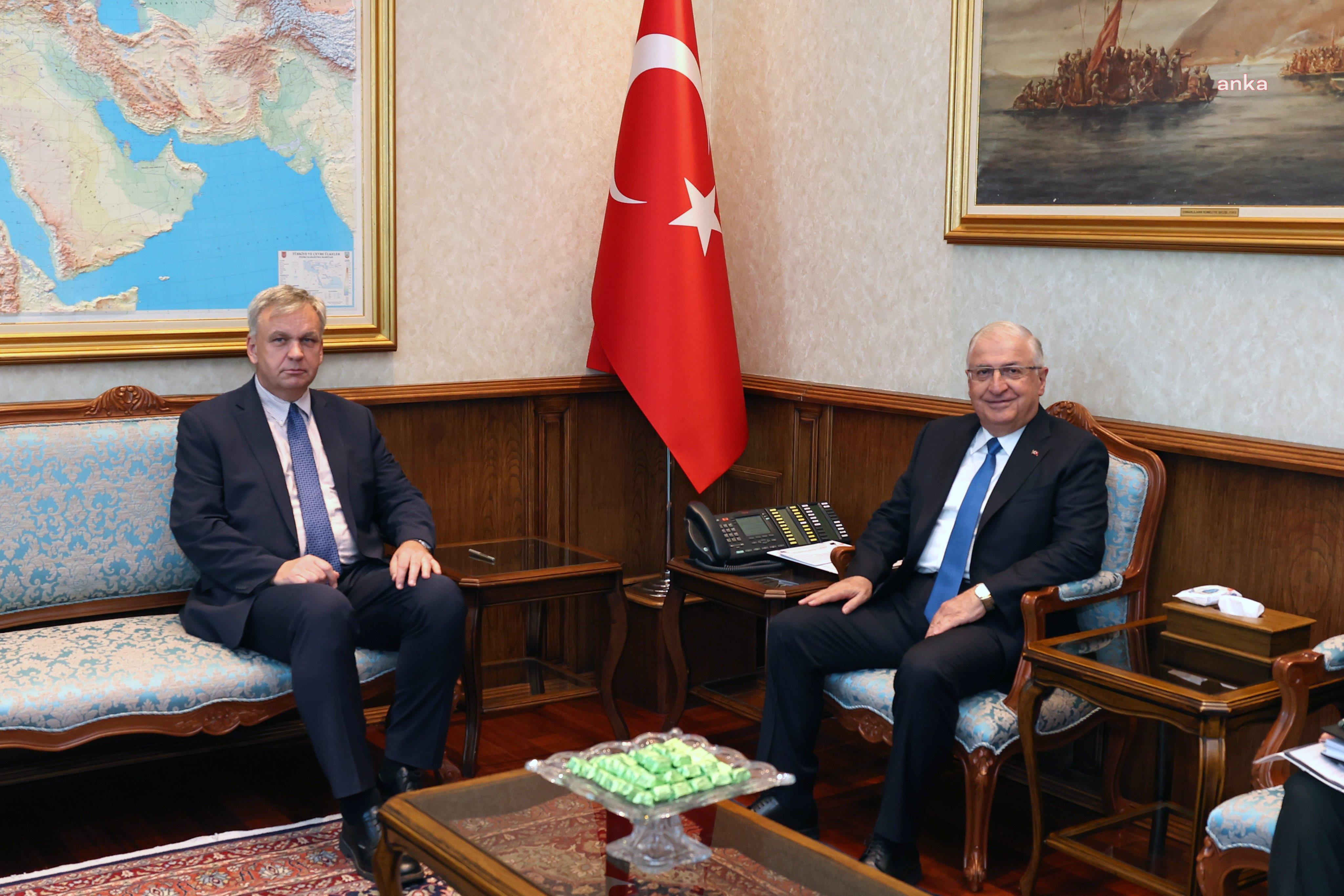 MİLLİ SAVUNMA BAKANI GÜLER, ALMANYA’NIN ANKARA BÜYÜKELÇİSİ SCHULZ'U KABUL ETTİ