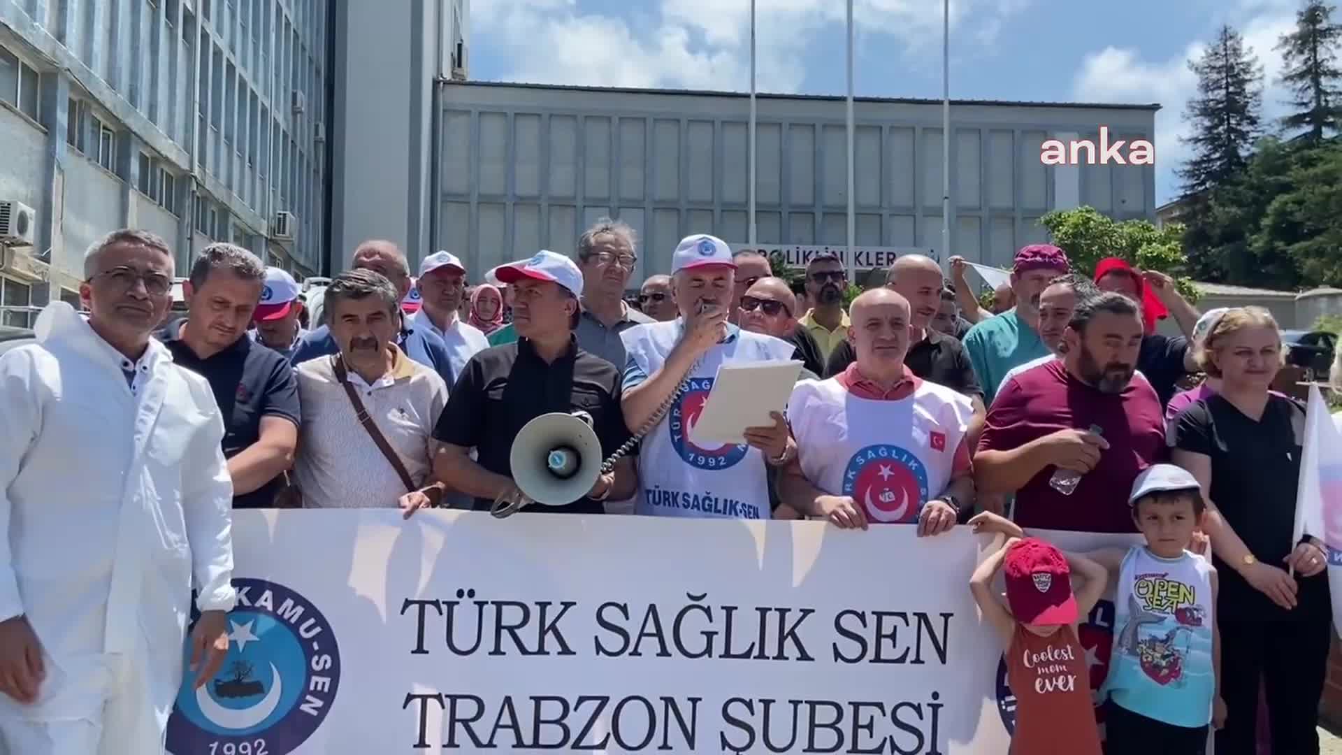 TÜRK SAĞLIK-SEN TRABZON ŞUBE BAŞKANI SERDAR: "MAAŞ VE EK ÖDEMELERİMİZE İLAVE ARTIŞ, SEYYANEN ZAM VE REFAH PAYI UYGULAMALARINI BEKLİYORUZ"