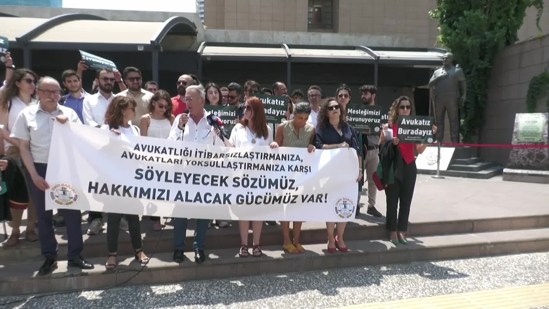 İZMİR BARO BAŞKANI SEFA YILMAZ: ADALET BAKANIMIZ SORUNLARIN FARKINDA BİZ HATIRLATMAYA GİDİYORUZ