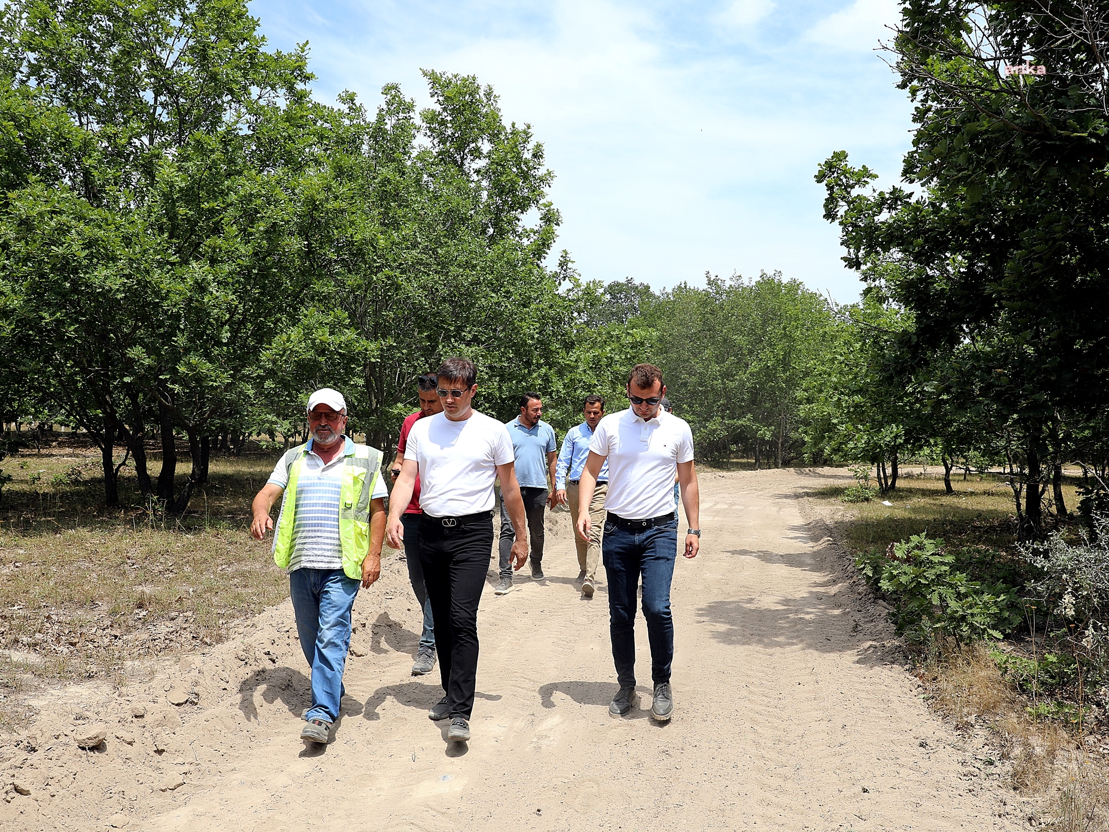 ÇERKEZKÖY BELEDİYESİ, KENTE KAZANDIRILACAK KENT ORMANI İÇİN ÇALIŞMALARA BAŞLADI