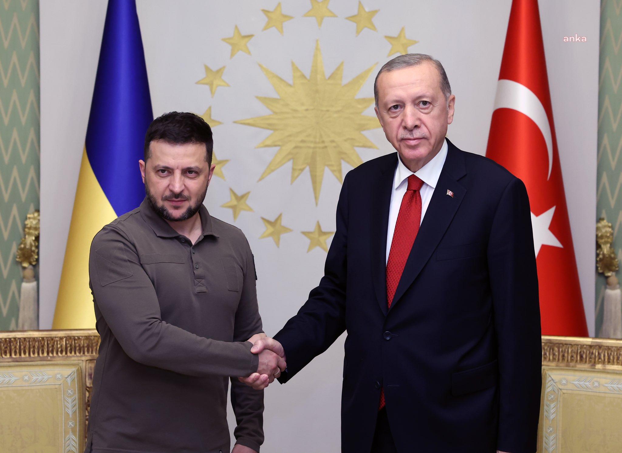 UKRAYNA DEVLET BAŞKANI ZELENSKI İSTANBUL’DA... ERDOĞAN-ZELENSKI GÖRÜŞMESİ BAŞLADI