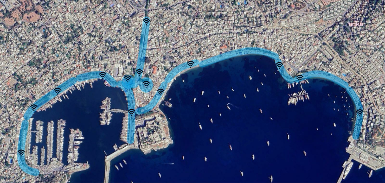 BODRUM BELEDİYESİ'NDEN KESİNTİSİZ Wİ-Fİ HİZMETİ