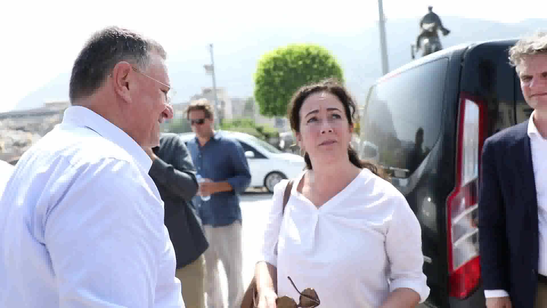 AMSTERDAM BELEDİYE BAŞKANI FEMKE HALSEMA HATAY’DA
