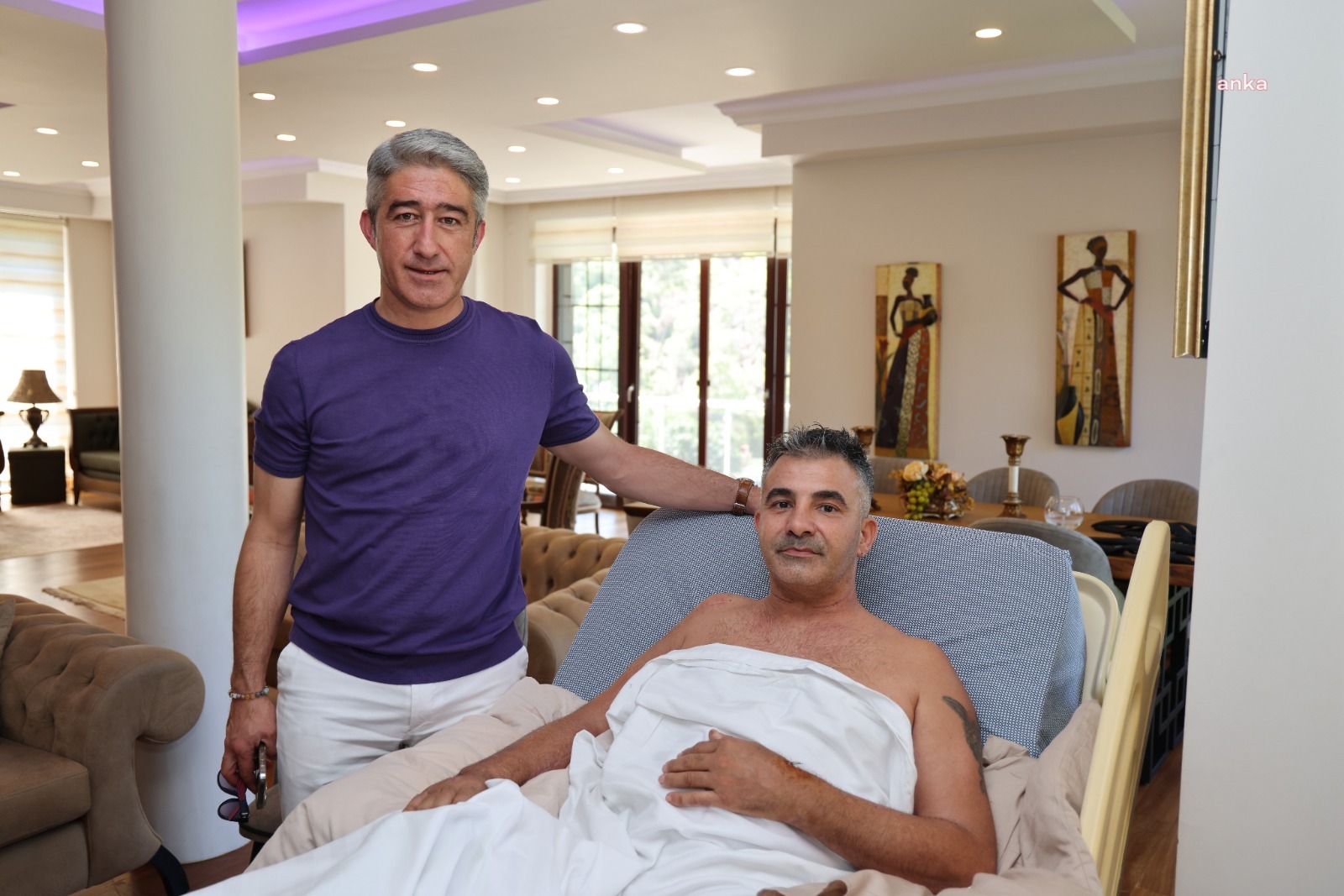 MARMARİS BELEDİYE BAŞKANI OKTAY’DAN MOTOR KAZASI GEÇİREN KORHAN ÖNİZ’E ZİYARET