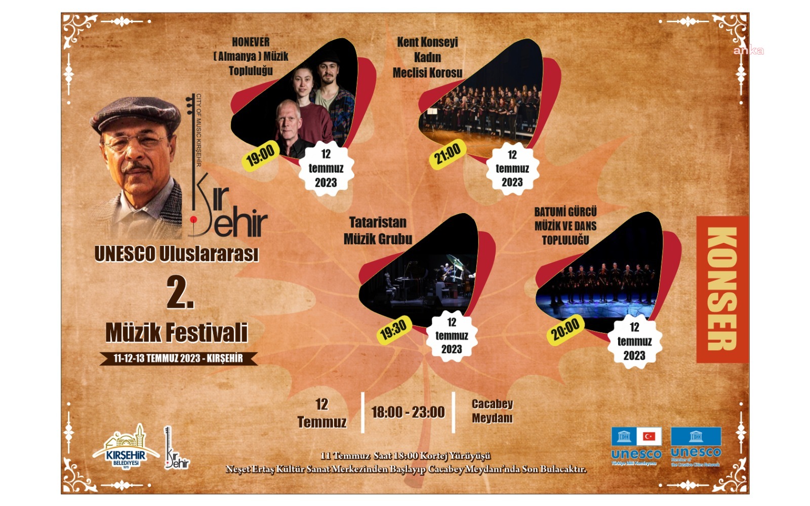 UNESCO ULUSLARARASI 2. MÜZİK FESTİVALİ’NDE HANOVER VE BATUMİ GÜRCÜ TOPLULUKLARI SAHNE ALACAK