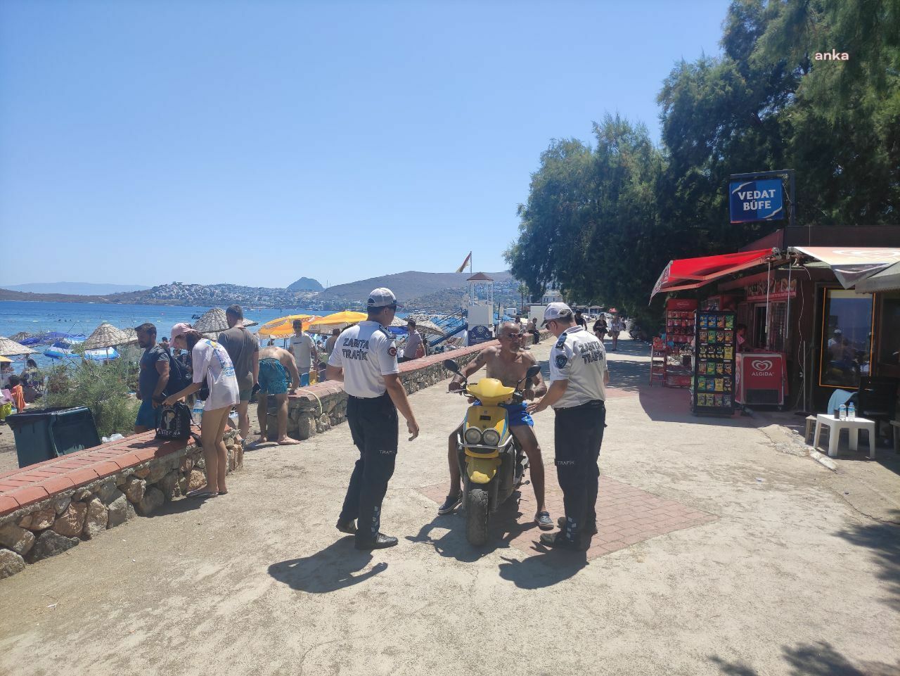BODRUM’DA TRAFİK ZABITA EKİPLERİNDEN DENETİM