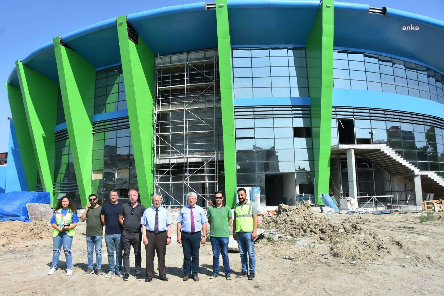 TRAKYA’NIN EN BÜYÜK SPOR KOMPLEKSİ İNŞAATINDA SON AŞAMAYA GELİNDİ