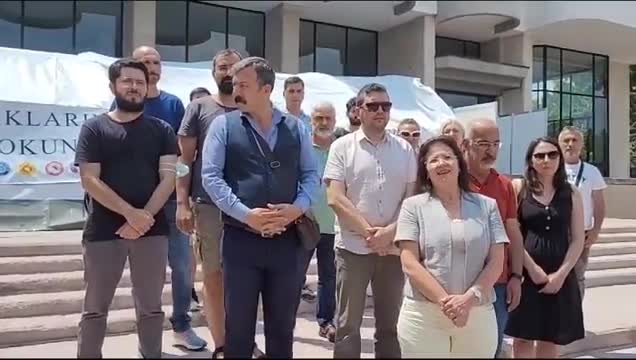 EĞİTİM SEN'DEN ODTÜ EMEKÇİLERİNE DESTEK ZİYARETİ... EĞİTİM SEN GENEL BAŞKANI KURUL: "SERVİSLE ULAŞIM HAKKININ BİR AN EVVEL YENİDEN BAŞLAMASINI TALEP EDİYORUZ"
