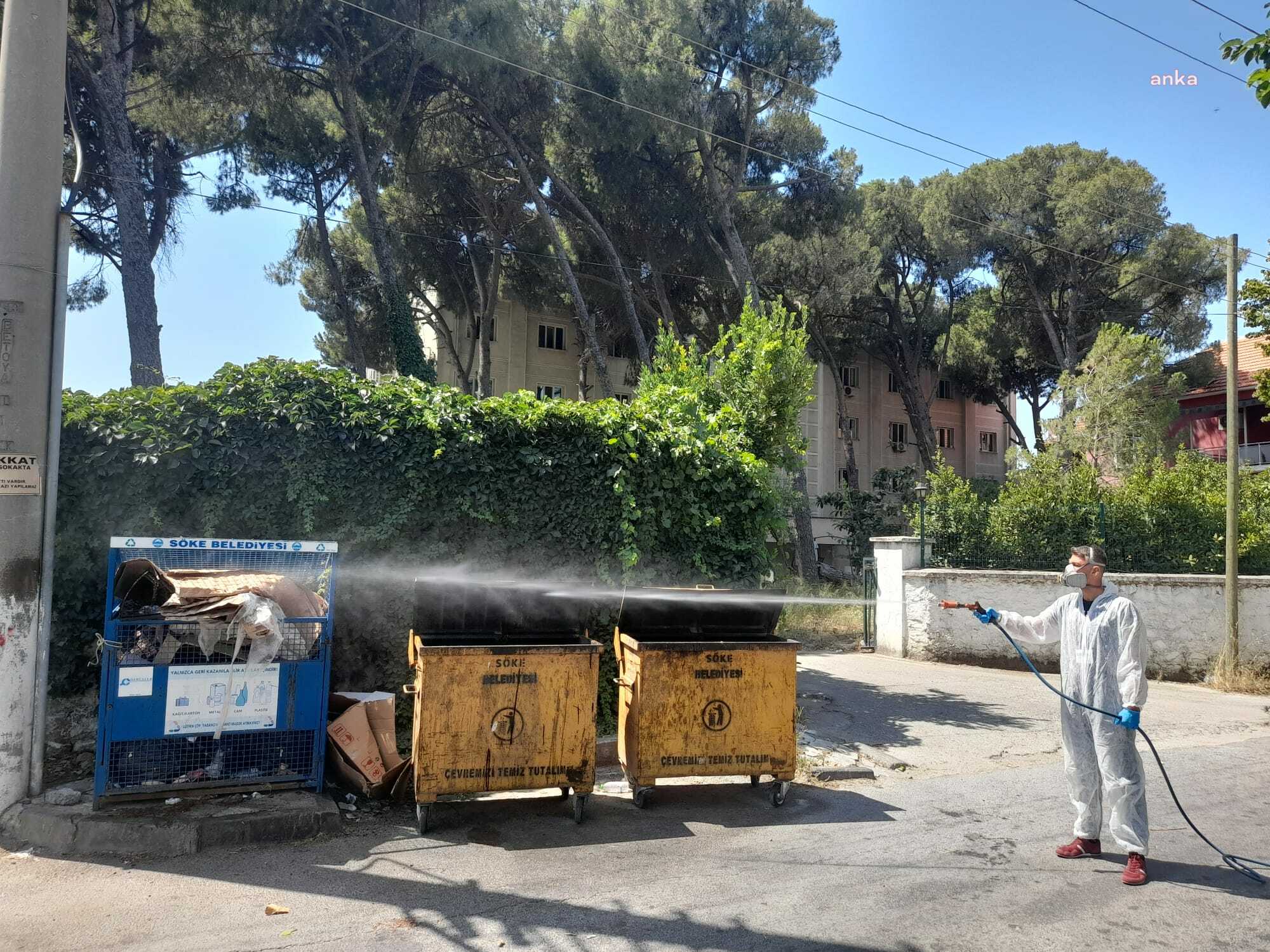 SÖKE’DE LARVA VE SİNEKLE MÜCADELE DEVAM EDİYOR