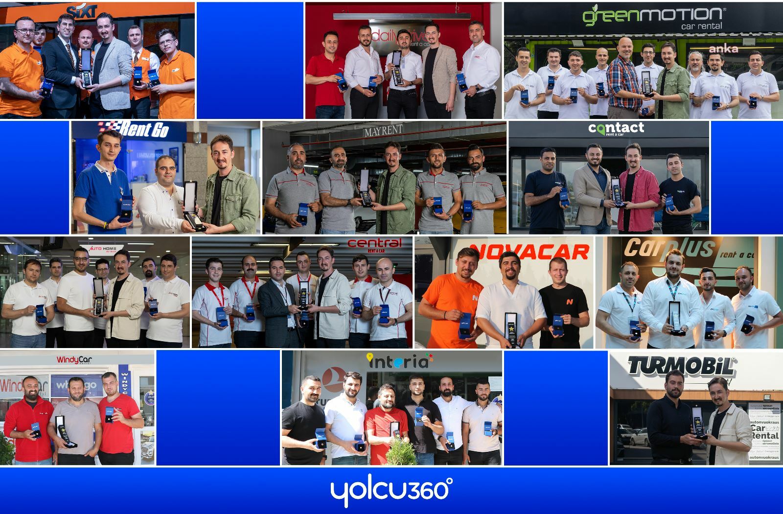 "YOLCU360, 'BİZİM YILDIZIMIZ' DEDİ VE YILDIZLI ARAÇ KİRALAMA OFİSLERİNİ ÖDÜLLENDİRDİ!"