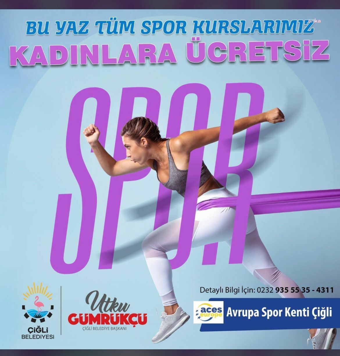 ÇİĞLİ BELEDİYESİ’NDEN KADINLARA ÖZEL YAZ SPOR KURSLARI