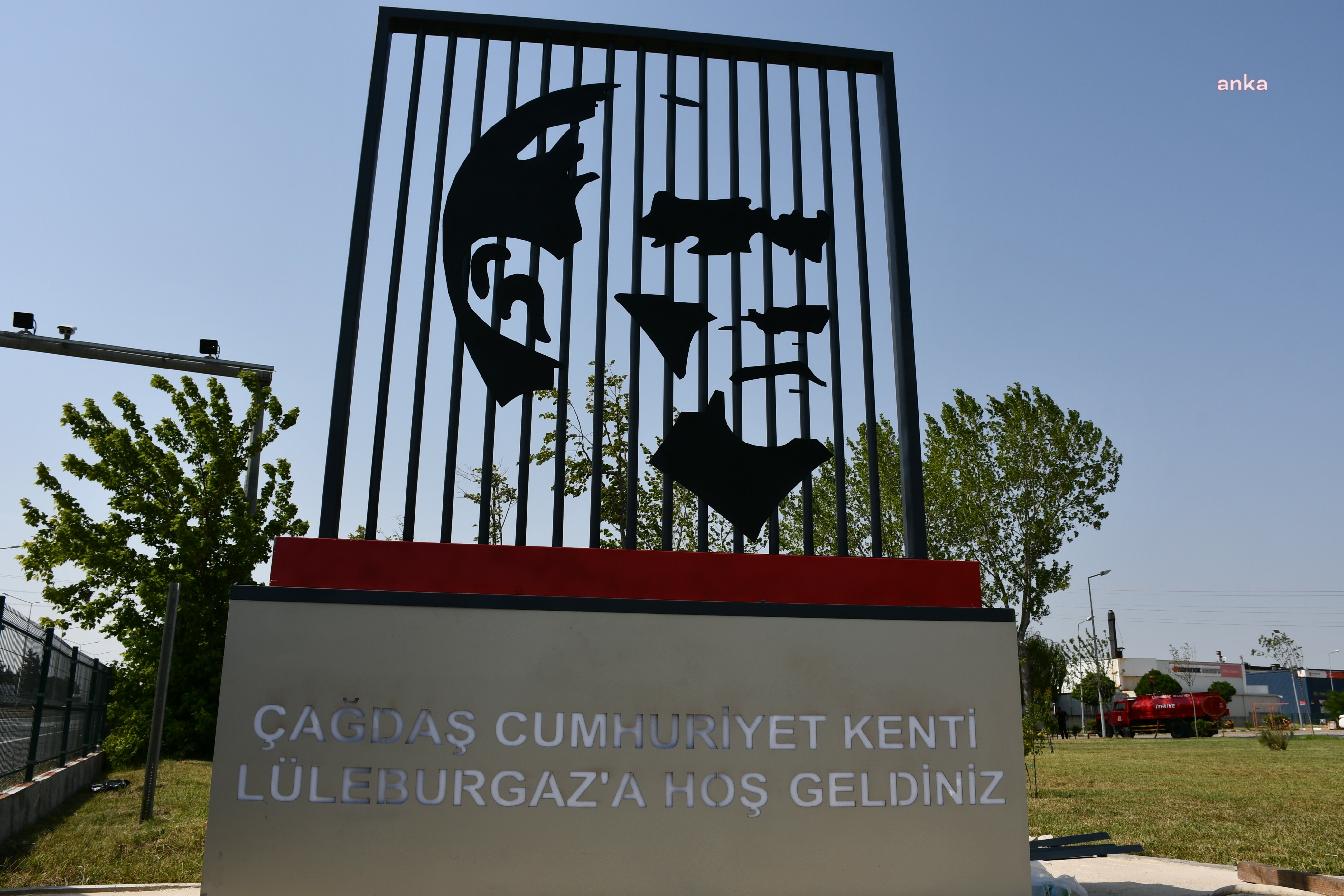 LÜLEBURGAZ’DA 100’ÜNCÜ YILA ÖZEL KENT GİRİŞİ