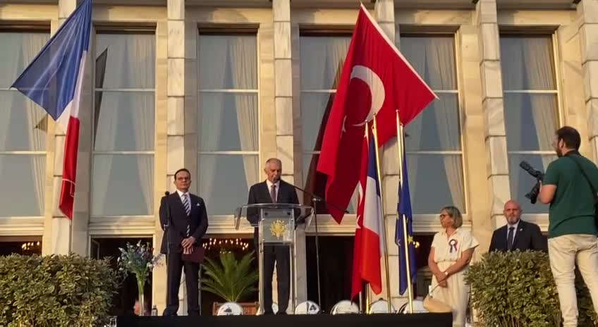 FRANSIZ ULUSAL BAYRAMI ANKARA'DA KUTLANDI... BÜYÜKELÇİ MAGRO: TÜRKİYE'NİN İSVEÇ'İN NATO'YA KATILIMINI ONAYLAMA KARARINI MEMNUNİYETLE KARŞILIYORUM