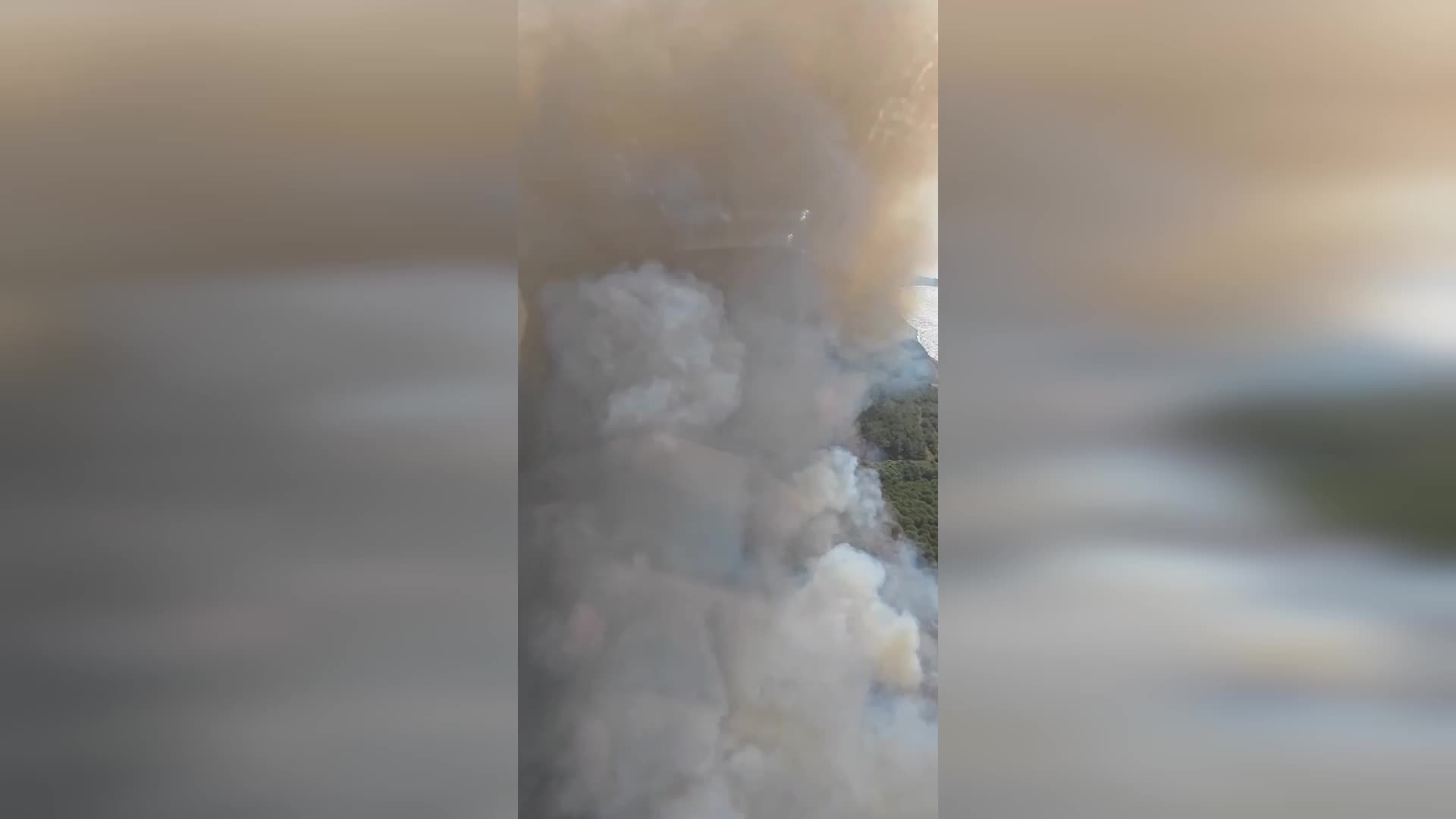 GÖKÇEADA’DA ORMAN YANGINI ÇIKTI
