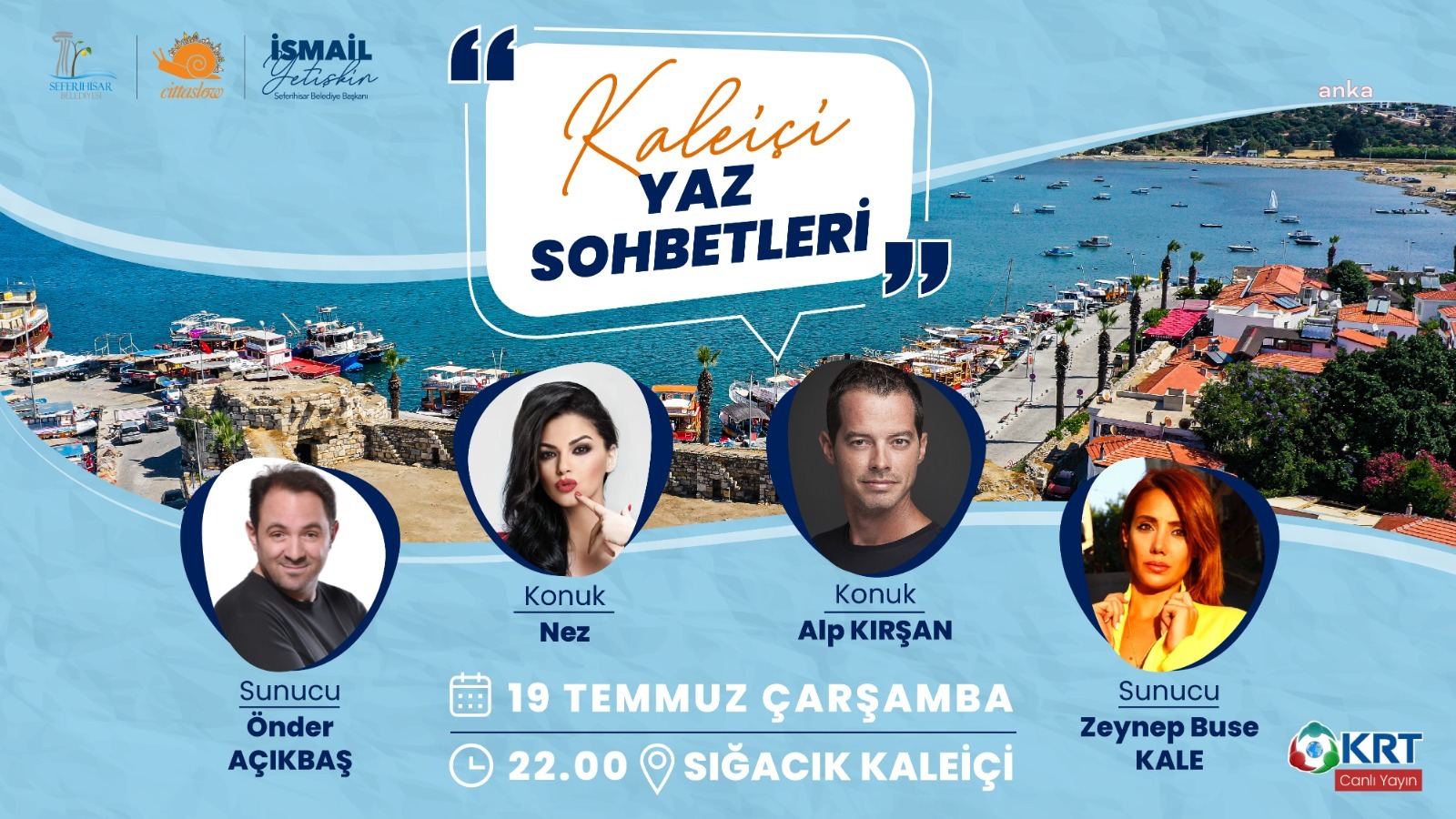 SEFERİHİSAR’DA 'KALEİÇİ YAZ SOHBETLERİ' BAŞLIYOR